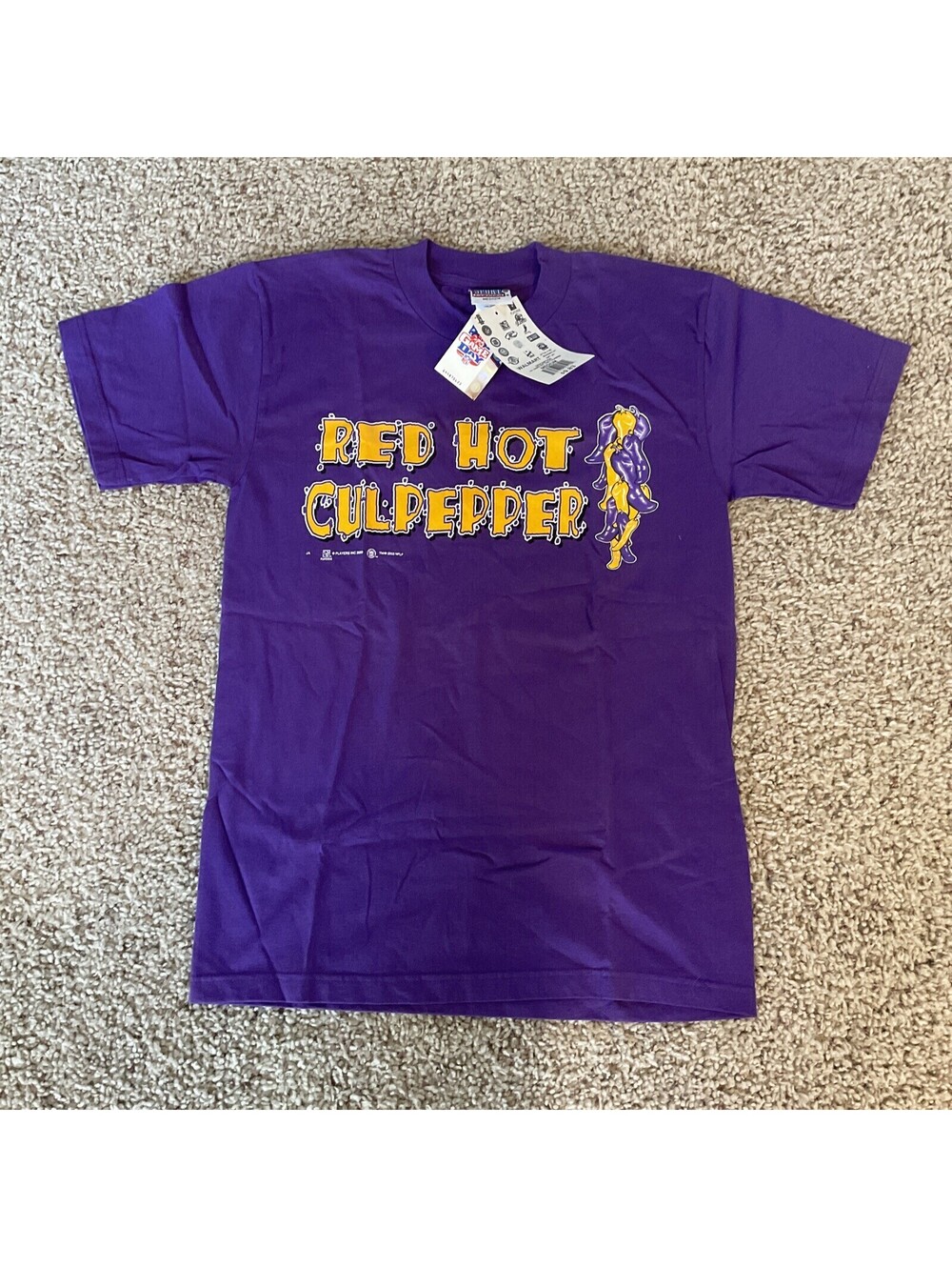 Vintage Daunte Culpepper Shirt Minnesota Vikings Gray 2000 Y2K Men’s Size M NWT